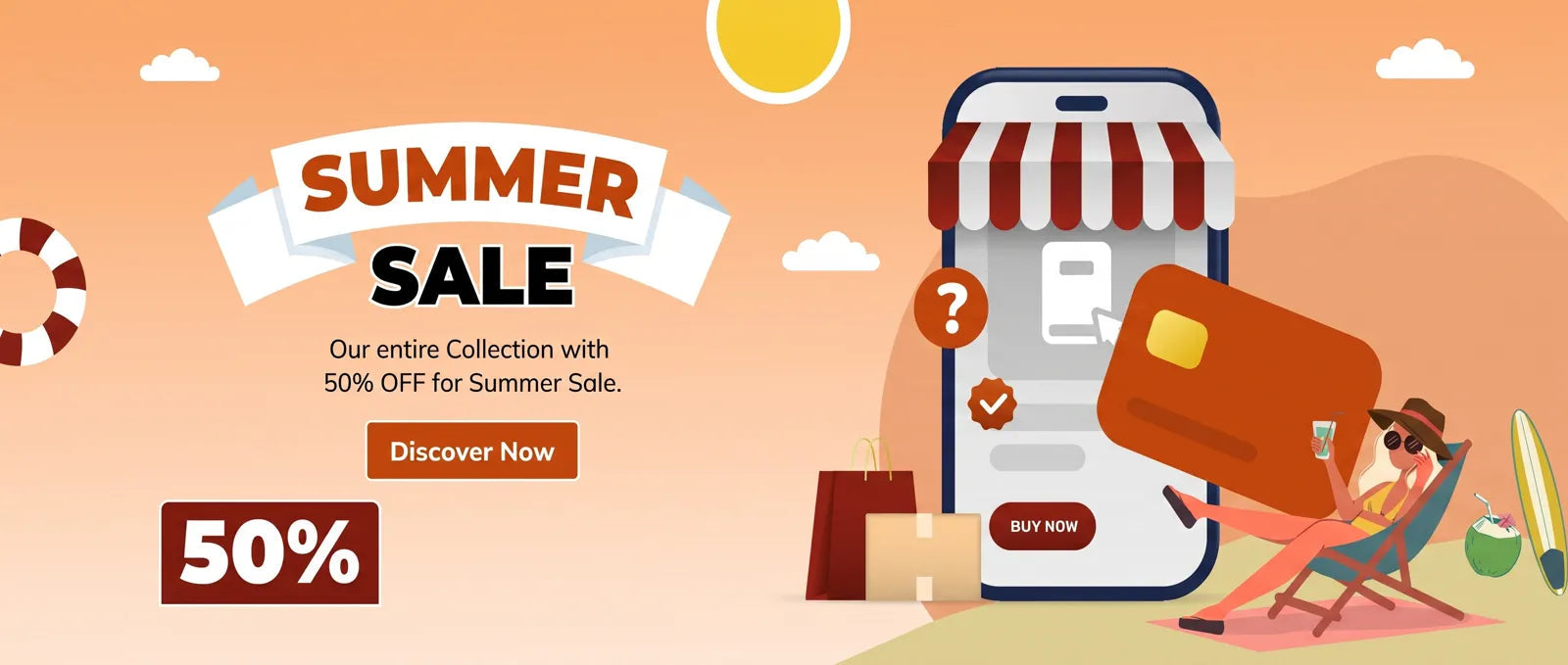 Summer Sale - 50% Off