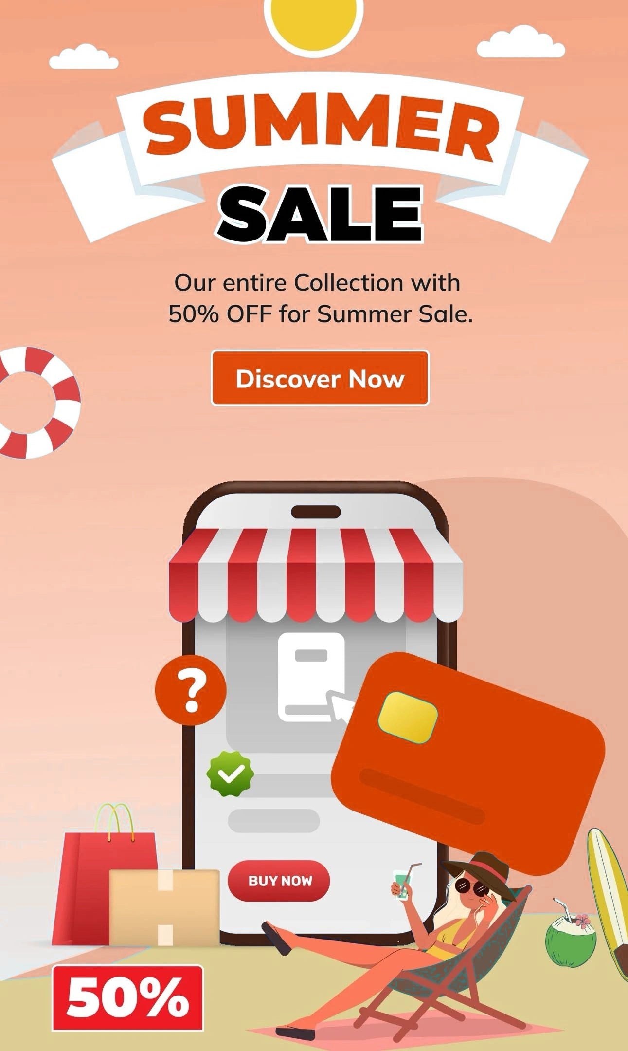 Summer Sale - 50% Off